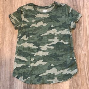 Old Navy Camo Short Sleeve Everywear T Shirt Size XS
